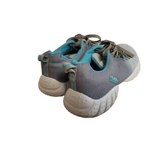 Air Balance Mesh & Faux Leather Shoes Sport Women's Sneakers Teal -Size 8